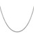14K White Gold 16 inch 1.45mm Diamond-cut Cable with Lobster Clasp Chain