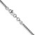 14K White Gold 16 inch 1.75mm Semi-Solid Round Box with Lobster Clasp Chain