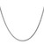 14K White Gold 16 inch 2.1mm Diamond-cut Spiga with Lobster Clasp Chain - PE-AA502D65-4559