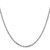 14K White Gold 16 inch 2.2mm Diamond-cut Round Open Link Cable with Lobster Clasp Chain