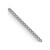 14K White Gold 18 inch .9mm Box with Spring Ring Clasp Chain