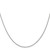 14K White Gold 18 inch .9mm Cable with Lobster Clasp Chain