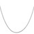 14K White Gold 18 inch .9mm Round Snake with Lobster Clasp Chain