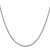 14K White Gold 18 inch 1mm Franco with Lobster Clasp Chain