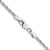 14K White Gold 18 inch 2.25mm Parisian Wheat with Lobster Clasp Chain