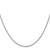 14K White Gold 18 inch 2mm Regular Rope with Lobster Clasp Chain