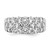 14k White Gold 2 1/2 carat Lab Grown Diamond VS/SI Complete Fashion Band