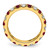 14k 1 1/5 carat Lab Grown Diamond VS/SI+ G+ and Lab Created Ruby Size 7 Eternity Band