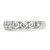 14k White Gold 2 carat Lab Grown Diamond VS/SI+ G+ Complete Wedding Band - RM-086A09DB-3669