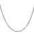 14k White Gold 2.2mm Flat Beveled Curb Chain - WF-D81FE6D3-9255