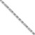 14k White Gold 2.5mm D/C Milano Rope Chain - WM-1D2935CB-1906
