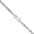 14k White Gold 2.5mm D/C Milano Rope Chain - WM-DFFB15F3-3347