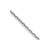 14K White Gold 20 inch .8mm Diamond-cut Cable with Spring Ring Clasp Chain