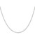14K White Gold 20 inch .8mm Diamond-cut Cable with Spring Ring Clasp Chain