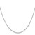 14K White Gold 20 inch .9mm Cable with Spring Ring Clasp Chain