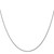 14K White Gold 20 inch 1.05mm Diamond-cut Spiga with Lobster Clasp Chain