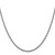 14K White Gold 20 inch 2.75mm Diamond-cut Rope with Lobster Clasp Chain