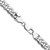 14K White Gold 20 inch 8.5mm Flat Beveled Curb with Lobster Clasp Chain