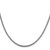14K White Gold 22 inch 2.3mm Franco with Lobster Clasp Chain
