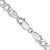 14K White Gold 22 inch 5.25mm Semi-Solid Curb with Lobster Clasp Chain