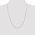 14K White Gold 24 inch 1.2mm Cable with Lobster Clasp Chain