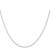 14K White Gold 24 inch 1mm Parisian Wheat with Lobster Clasp Chain