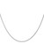 14K White Gold 24 inch 1mm Round Parisian Wheat with Lobster Clasp Chain