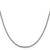 14K White Gold 24 inch 2.5mm Diamond-cut Cable with Lobster Clasp Chain