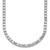 14k White Gold 26 1/5 carat Lab Grown Diamond VS/SI+ G+ Complete Round 20 inch Straight Tennis Necklace
