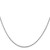 14K White Gold 26 inch 1.5mm Diamond-cut Rope with Lobster Clasp Chain