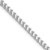 14K White Gold 26 inch 3mm Franco with Fancy Lobster Clasp Chain