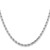 14K White Gold 26 inch 4.25mm Diamond-cut Rope with Lobster Clasp Chain