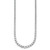 14k White Gold 28 1/2 carat Lab Grown Diamond VS/SI+ G+ Complete Round 18 inch Graduated Tennis Necklace