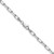14k White Gold 3.5mm Solid Beveled Paperclip Chain - PE-2C93DCCF-8700