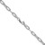 14k White Gold 3.7mm Semi-Solid Beveled Paperclip Chain - BC-1F9EF5E2-6287