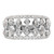 14k White Gold 3/4 carat Lab Grown Diamond VS/SI+ G+ Complete Fashion Ring