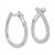 14k White Gold 3/4 carat Lab Grown Diamond VS/SI+ G+ Complete Hinged Hoop Earrings - EM-1DF8E22B-6180