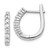 14k White Gold 3/4 carat Lab Grown Diamond VS/SI+ G+ Complete Hinged Hoop Earrings - EM-3F34D042-5477