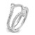 14k White Gold 3/4 carat Lab Grown Diamond VS/SI+ G+ Complete Ring Guard - RM-F43F0167-8110