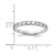 14k White Gold 3/4 carat Lab Grown Diamond VS/SI+ G+ Complete Wedding Band - RM-90BF3E5E-2123