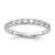 14k White Gold 3/4 carat Lab Grown Diamond VS/SI+ G+ Complete Wedding Band - RM-EF8E70D5-4615