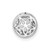 14k White Gold 3/4 carat Lab Grown Diamond VS/SI+ G+ Round Complete Halo Chain Slide Pendant