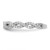 14k White Gold 3/8 carat Lab Grown Diamond VS/SI+ G+ Complete Wedding Band - RM-03DC1A4F-5068