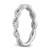 14k White Gold 3/8 carat Lab Grown Diamond VS/SI+ G+ Complete Wedding Band - RM-03DC1A4F-5068