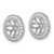 14k White Gold 3/8ct Diamond Earring Jackets - EJ-72BFA831-5436
