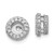 14k White Gold 3/8ct Diamond Earring Jackets - EJ-886602BD-7967