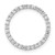 14k White Gold 3/8ct. Diamond Circle Chain Slide - PM-8701E56D-4490