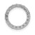 14k White Gold 3/8ct. Diamond Circle Chain Slide - PM-9451A531-9648