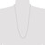 14K White Gold 30 inch .8mm Diamond-cut Cable with Lobster Clasp Chain