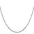 14K White Gold 30 inch 1.8mm Diamond-cut Round Open Link Cable with Lobster Clasp Chain